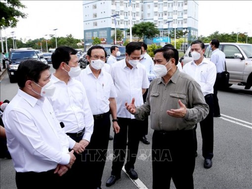 Thủ tướng Phạm Minh Chính làm việc tại TP Hồ Chí Minh