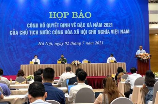 Công bố Quyết định về đặc xá năm 2021 của Chủ tịch nước