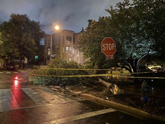 Thủ đô Mỹ hứng 2 trận lốc xoáy cách nhau vài phút, cây đổ ngổn ngang