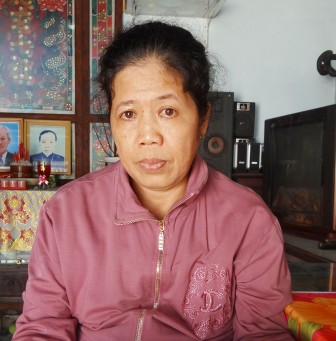 Vụ việc của bà Trần Kim Khỏe đang được tòa án xem xét, giải quyết
