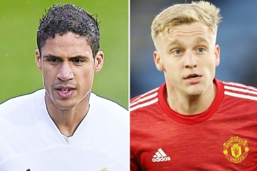 MU được Real yêu cầu đưa Van de Beek vào thương vụ Varane