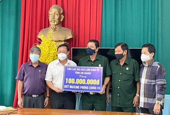 Tiếp nhận thêm trên 215 triệu đồng ủng hộ quỹ Phòng, chống dịch bệnh COVID-19 tỉnh An Giang