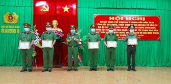 Công an huyện Thoại Sơn sơ kết công tác 6 tháng đầu năm và cao điểm tấn công trấn áp tội phạm