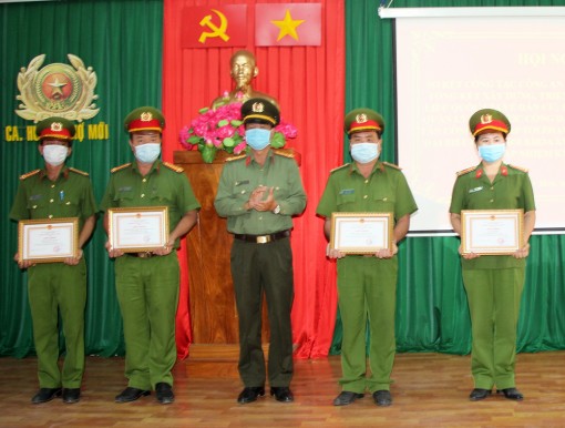 Công an huyện Chợ Mới điều tra, làm rõ 100% các vụ án hình sự