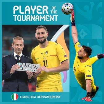 Donnarumma được bầu là Cầu thủ xuất sắc nhất Euro 2020