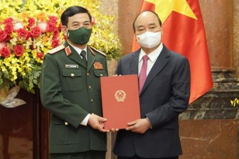 Bộ trưởng Bộ Quốc phòng Phan Văn Giang được thăng quân hàm Đại tướng