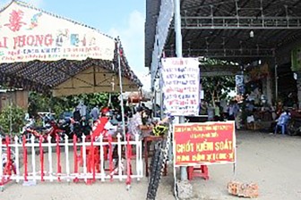 Ban Chỉ đạo phòng, chống dịch COVID-19 huyện Chợ Mới kêu gọi người dân tố giác xuồng, ghe trốn chốt kiểm soát dịch