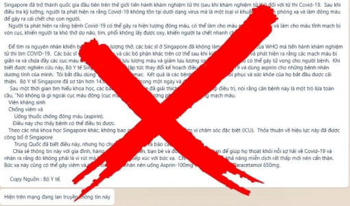 Bộ Y tế bác bỏ thông tin SARS-CoV-2 bị nhiễm phóng xạ gây đông máu