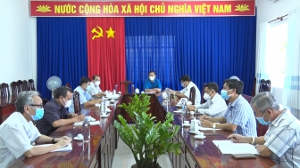 Phó Chủ tịch UBND tỉnh An Giang Trần Anh Thư kiểm tra công tác phòng, chống dịch COVID-19 tại huyện Phú Tân