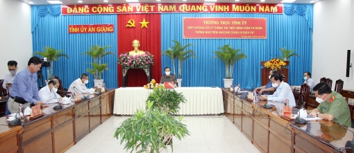Bí thư Tỉnh ủy An Giang Lê Hồng Quang trực tiếp chỉ đạo xử lý thông tin “Một bệnh viện tư nhân tại An Giang thông báo tiêm vaccine COVID-19 dịch vụ”