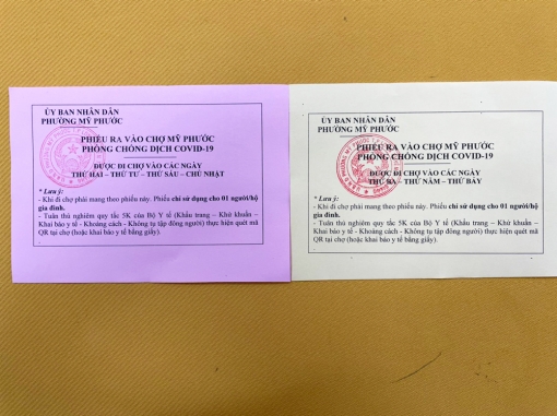 TP. Long Xuyên áp dụng hình thức “phiếu đi chợ”