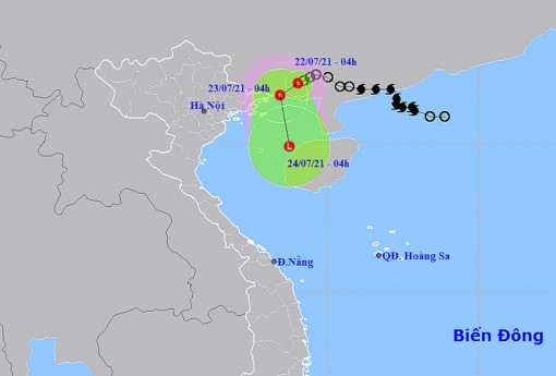 Áp thấp nhiệt đới gây mưa lớn ở Bắc Bộ