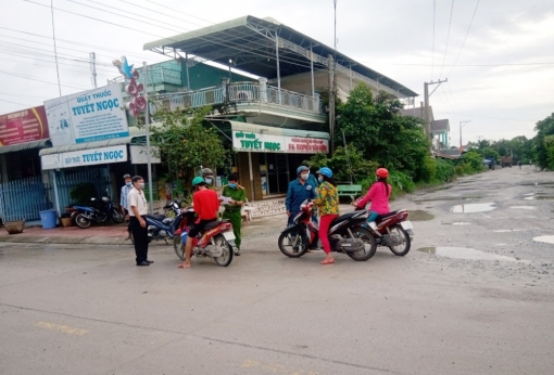Truy tìm đối tượng bỏ trốn cách ly ở Tri Tôn