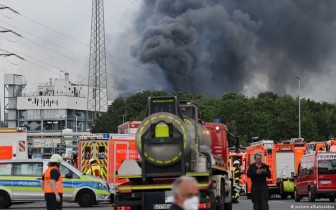 Nổ tại khu công nghiệp ở Đức, 5 người mất tích