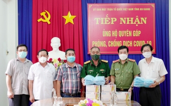 Tiếp nhận nguồn lực ủng hộ Quỹ Phòng, chống dịch COVID-19 tỉnh An Giang