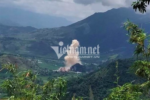 Nổ lớn ở Lai Châu, hàng chục nhà dân bị ảnh hưởng