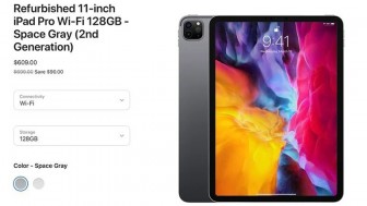 Apple bắt đầu bán iPad Pro 2020 tân trang, giá từ 609 USD