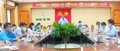 Tri Tôn sơ kết thực hiện Chỉ thị 16/CT-TTg của Thủ tướng Chính phủ