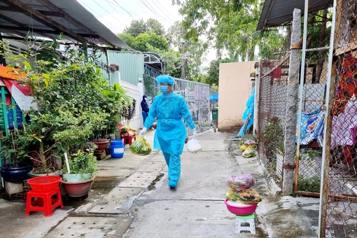 Người dân khu phong tỏa phường Bình Khánh có kết quả xét nghiệm âm tính lần 1