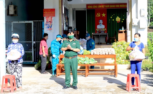 An Giang: Lực lượng vũ trang địa phương góp sức phòng, chống dịch COVID-19