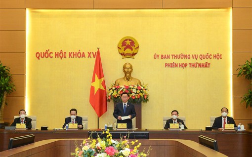 Ủy ban Thường vụ Quốc hội họp phiên thứ hai vào tuần tới