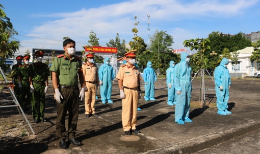 Ra mắt lực lượng truy vết dịch COVID-19 trên địa bàn huyện Châu Thành