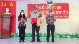 Thành lập Đảng bộ Trường THCS - THPT Cô Tô