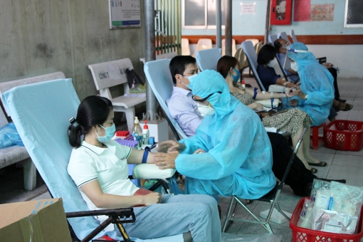 Bệnh viện Sản-Nhi An Giang tiếp nhận 292 đơn vị máu hiến tình nguyện