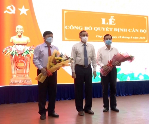 Điều động, chỉ định đồng chí Cù Minh Trọng, Phó Chủ tịch UBND huyện Châu Thành giữ chức Chủ tịch UBND huyện Chợ Mới