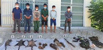 Thừa Thiên-Huế: Bắt giữ 6 đối tượng săn bắn thú trái phép