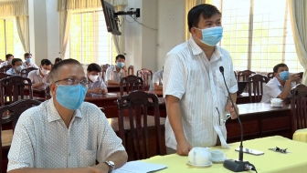 Phú Tân tập huấn công tác phòng, chống dịch bệnh COVID-19