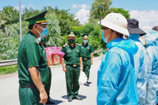 Bộ Chỉ huy Bộ đội Biên phòng An Giang kiểm tra công tác phòng, chống dịch COVID-19 trên biên giới