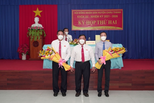 Ông Võ Chí Trung, Phó Bí thư Huyện ủy Châu Thành được bầu giữ chức Chủ tịch UBND huyện Châu Thành (nhiệm kỳ 2021-2026)