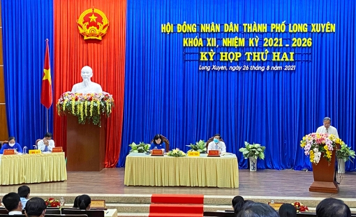 HĐND TP. Long Xuyên tổ chức họp lần thứ 2