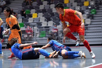 Futsal Việt Nam thua đậm đội bóng số 1 thế giới