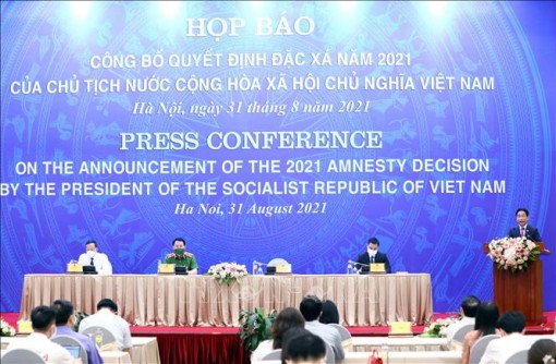 Họp báo công bố Quyết định đặc xá năm 2021 của Chủ tịch nước