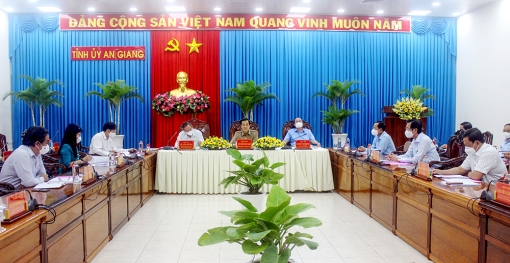Ban Thường vụ Tỉnh ủy An Giang họp cho ý kiến một số nội dung quan trọng