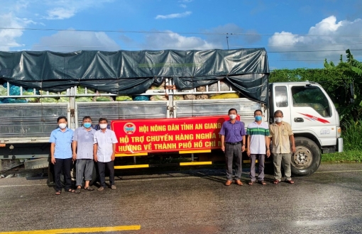 An Giang: Hội Nông dân tham gia hỗ trợ người dân chống dịch