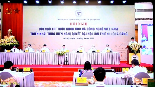 Hội nghị trực tuyến toàn quốc "Đội ngũ trí thức KH&CN Việt Nam triển khai thực hiện Nghị quyết Đại hội lần thứ XIII của Đảng"
