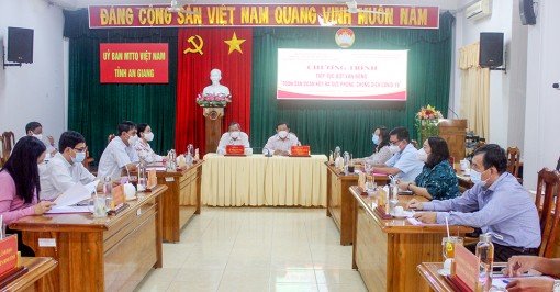 Phát động Tiếp tục đợt vận động “Toàn dân đoàn kết, ra sức phòng, chống dịch COVID-19”