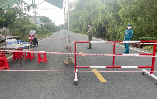 Tịnh Biên phong tỏa tổ 16, ấp Phú Nhứt, xã An Phú để phòng, chống dịch COVID-19