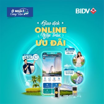 "Giao dịch online, ngập tràn ưu đãi" tại các chi nhánh BIDV Đồng bằng sông Cửu Long