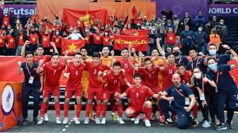 FIFA, AFC đánh giá cao nỗ lực của đội tuyển Futsal Việt Nam