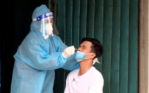 Phú Tân xét nghiệm SARS- CoV-2 diện rộng lần 3