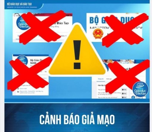 Cảnh báo tồn tại nhiều trang thông tin mạo danh Bộ GD&ĐT