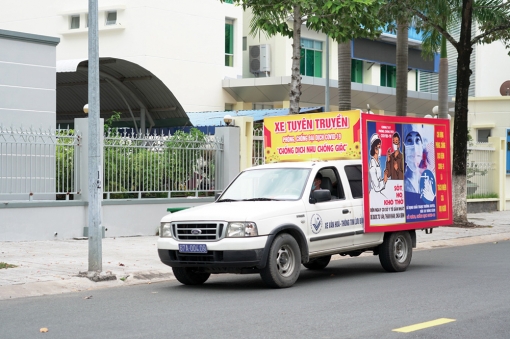 An Giang tiếp tục đẩy mạnh tuyên truyền lưu động phòng, chống dịch COVID-19