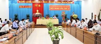 Bí thư Tỉnh ủy An Giang Lê Hồng Quang đề nghị cả hệ thống chính trị và nhân dân nêu cao quyết tâm thực hiện thắng lợi nhiệm vụ năm 2021