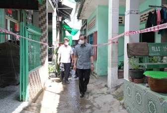 Bí thư Tỉnh ủy An Giang Lê Hồng Quang kiểm tra công tác phòng, chống dịch bệnh COVID-19 tại huyện Chợ Mới