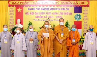 Đại hội đại biểu Phật giáo huyện Châu Phú nhiệm kỳ 2021 – 2026