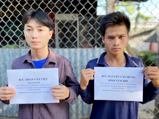 Đồn Biên phòng Phú Hội khởi tố 2 đối tượng đưa người xuất cảnh trái phép